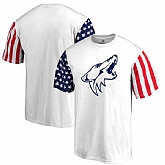 Men's Phoenix Coyotes Fanatics Branded Stars & Stripes T-Shirt White FengYun,baseball caps,new era cap wholesale,wholesale hats